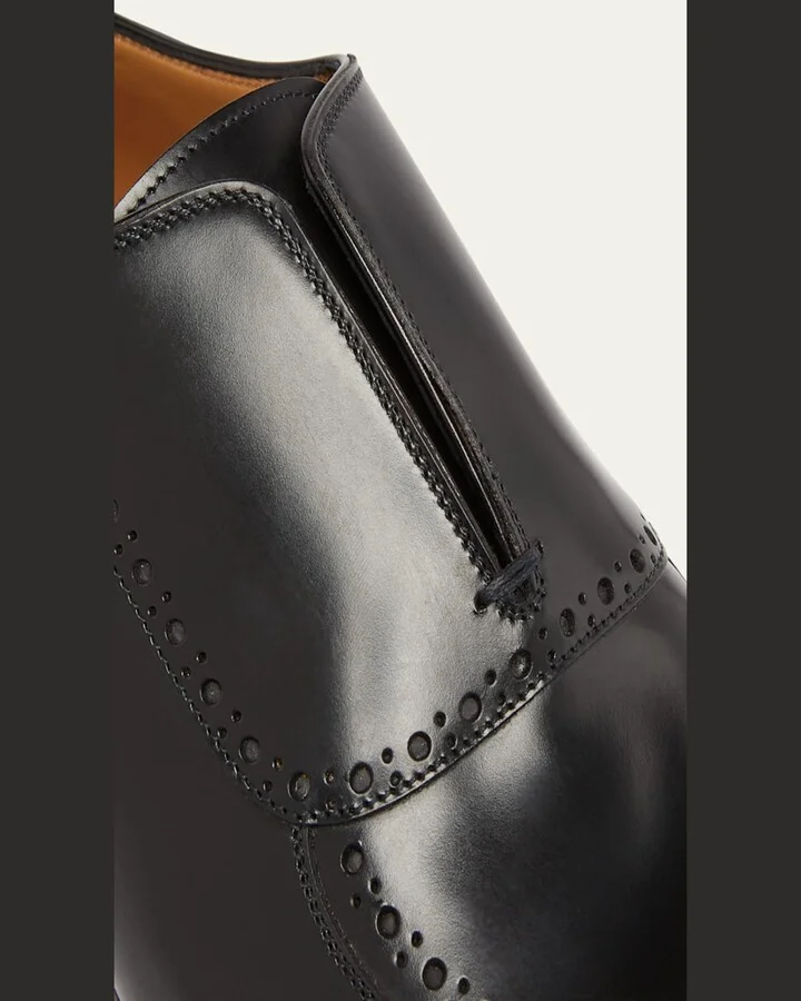 Men's Lafitte Spike Leather Oxfords - Image 4