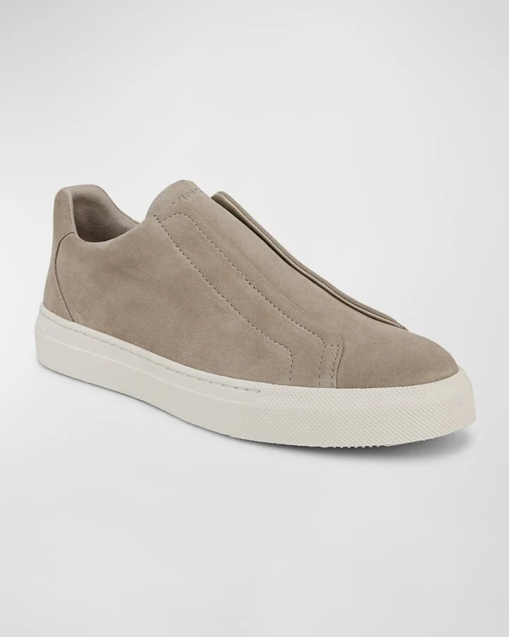 Men's Lakewood Suede Low-Top Sneakers - Image 2