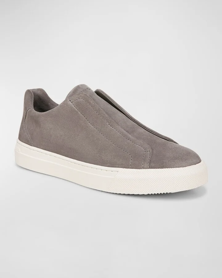 Men's Lakewood Suede Low-Top Sneakers - Image 7