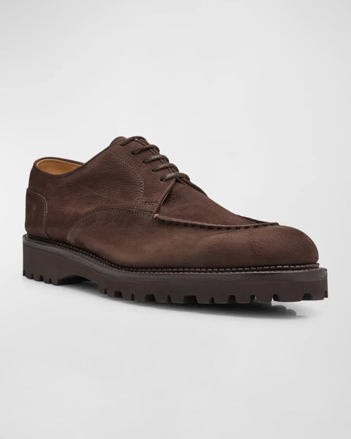 Men's Land Nubuck Derby Shoes - Image 4