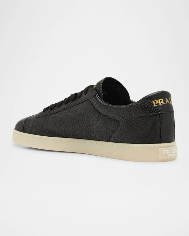 Men's Lane Deerskin Low-Top Sneakers - Image 5