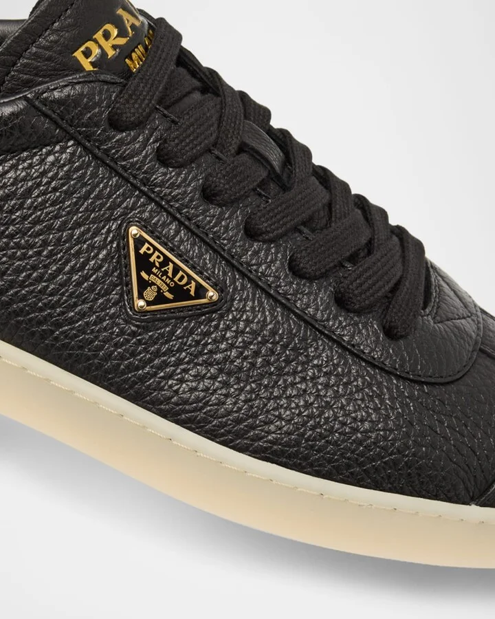 Men's Lane Deerskin Low-Top Sneakers - Image 8
