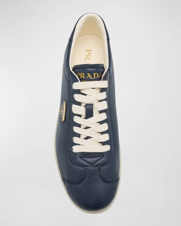 Men's Lane Deerskin Low-Top Sneakers - Image 9