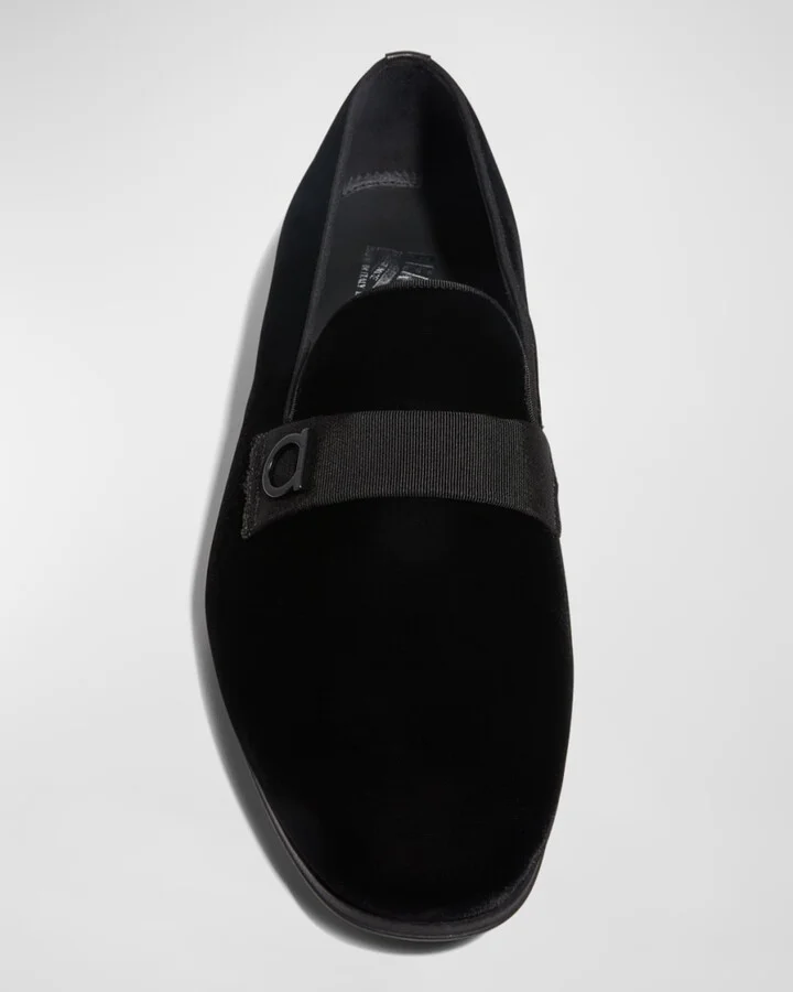 Men's Lapo Velvet Loafers - Image 7