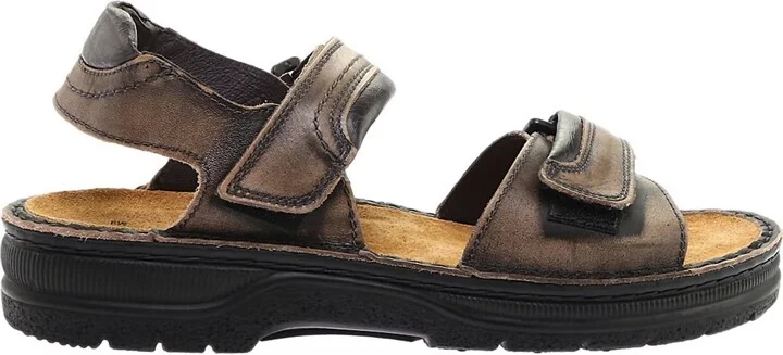 Men's Lappland Sandal In Vintage Grey Leather