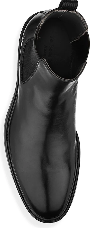 Men's Largo Leather Chelsea Boots - Nero - Size 7 - Image 3