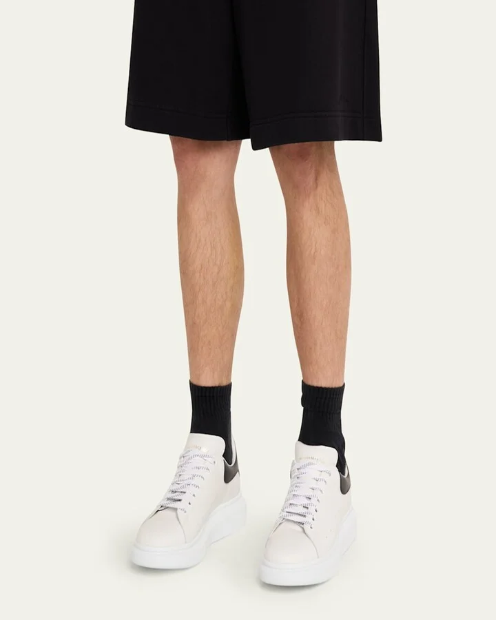 Men's Larry Leather Oversized Low-Top Sneakers - Image 3
