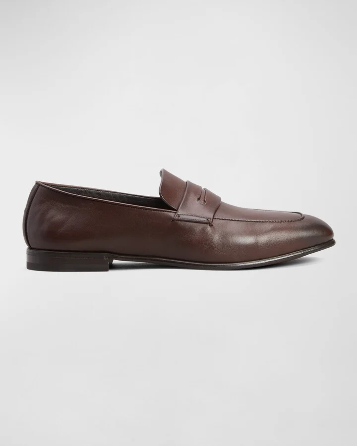 Men's Lasola Leather Penny Loafers