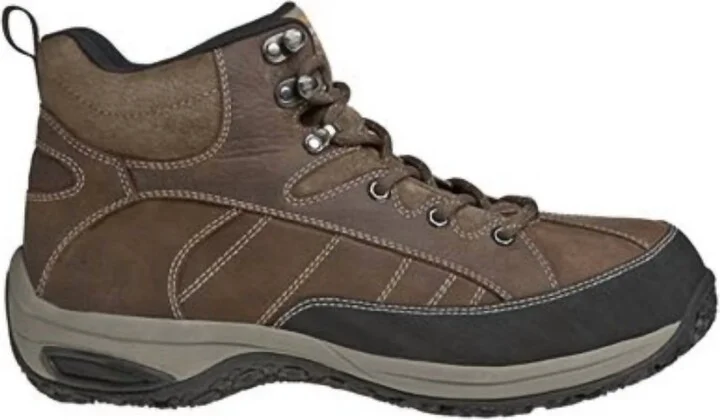 Men's Lawrence Steel Toe Boot In Dark Brown Suede