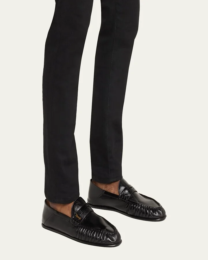 Men's Le Loafer Leather Penny Loafers - Image 5