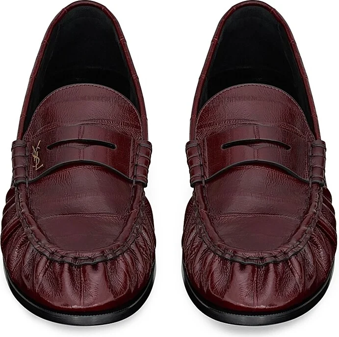 Men's Le Loafers Supple in Eel - Deep Bordeaux - Size 10 - Image 3