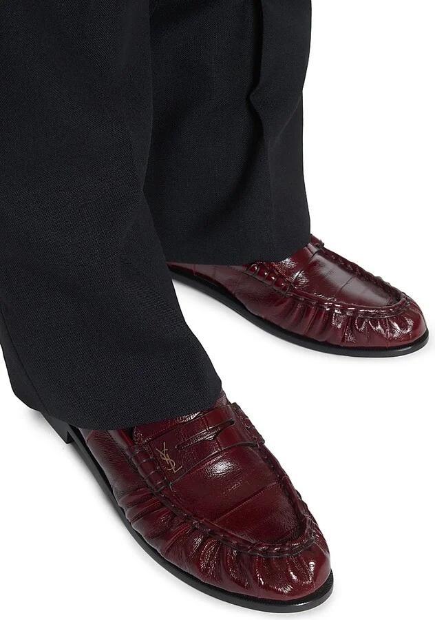 Men's Le Loafers Supple in Eel - Deep Bordeaux - Size 10 - Image 4