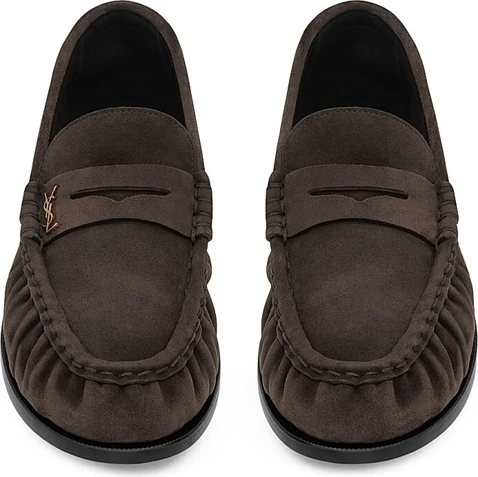Men's Le Loafers Supple in Suede - Dark Chocolate - Size 6 - Image 3