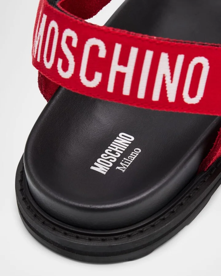 Men's Leather and Suede Sandals - Image 2