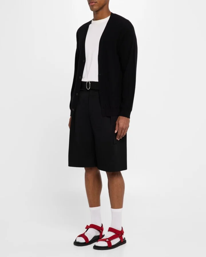 Men's Leather and Suede Sandals - Image 4