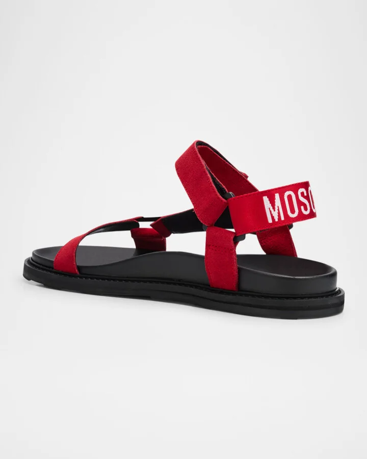 Men's Leather and Suede Sandals - Image 8