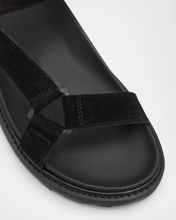 Men's Leather and Suede Sandals - Image 4