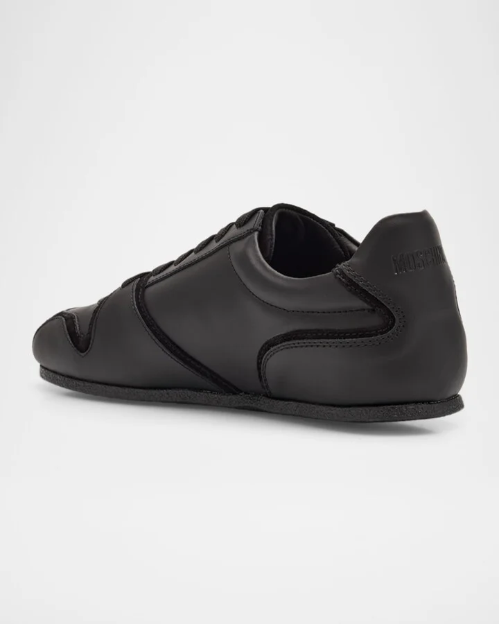 Men's Leather and Suede Tennis Shoes - Image 5