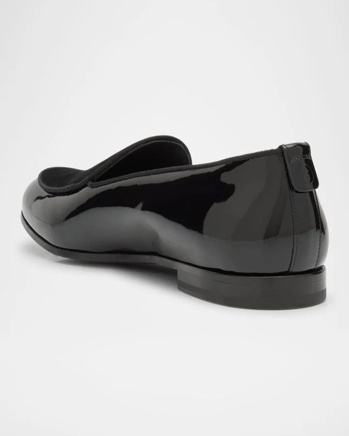 Men's Leather and Velvet Loafers - Image 2