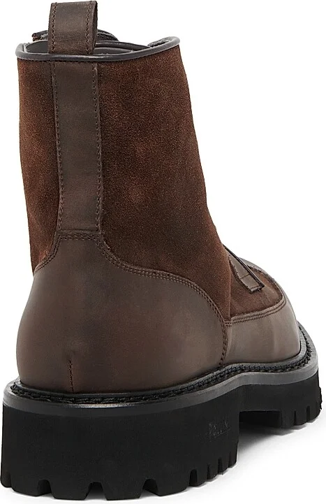 Men's Leather Ankle Boots - Dark Brown - Size 7 - Image 3