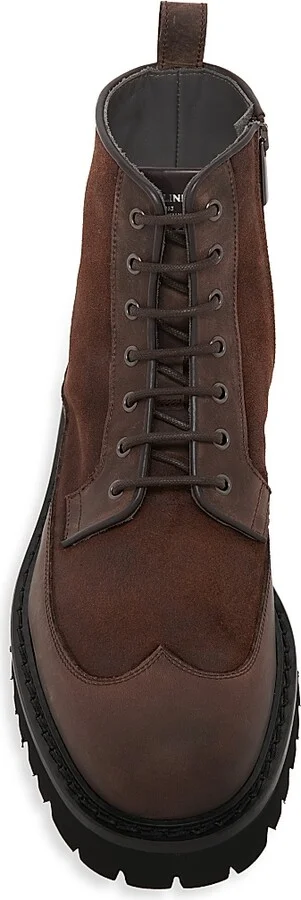 Men's Leather Ankle Boots - Dark Brown - Size 7 - Image 5