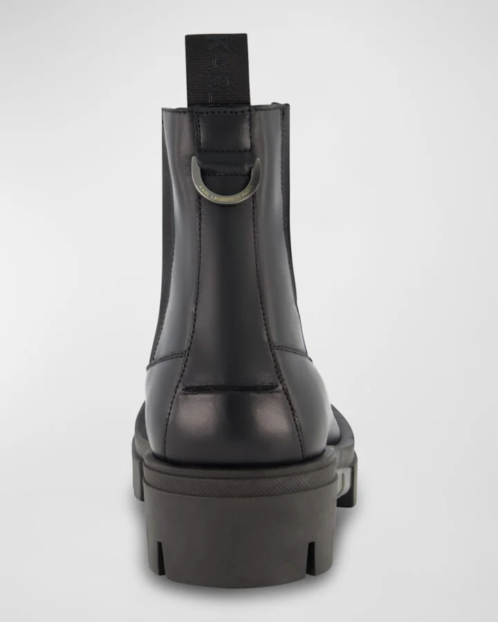 Men's Leather Apron Toe Chelsea Boots - Image 6