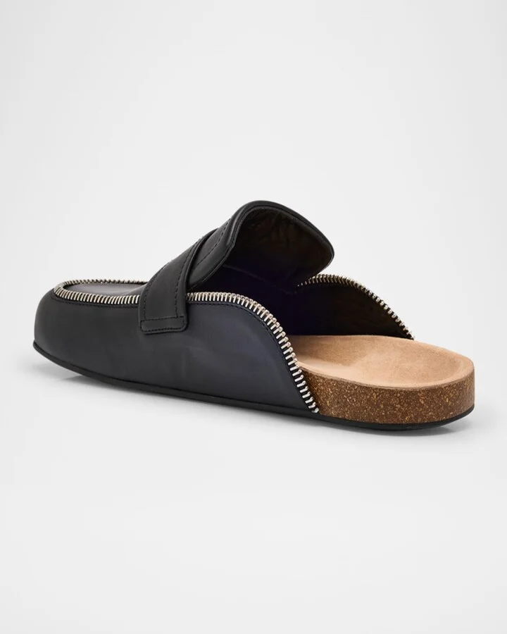 Men's Leather Biker Loafers - Image 7