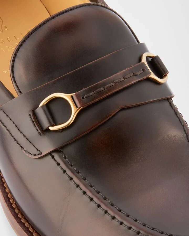 Men's Leather Bit Loafers - Image 2