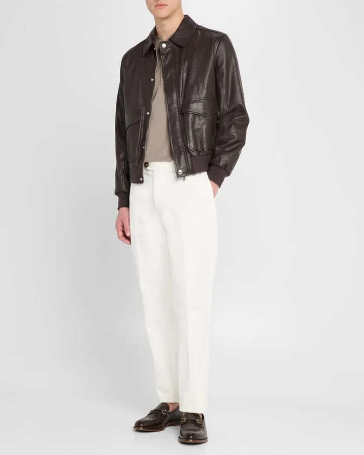 Men's Leather Bit Loafers - Image 3