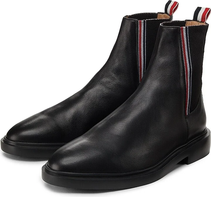 Men's Leather Chelsea Boots - Black - Size 11 - Image 2