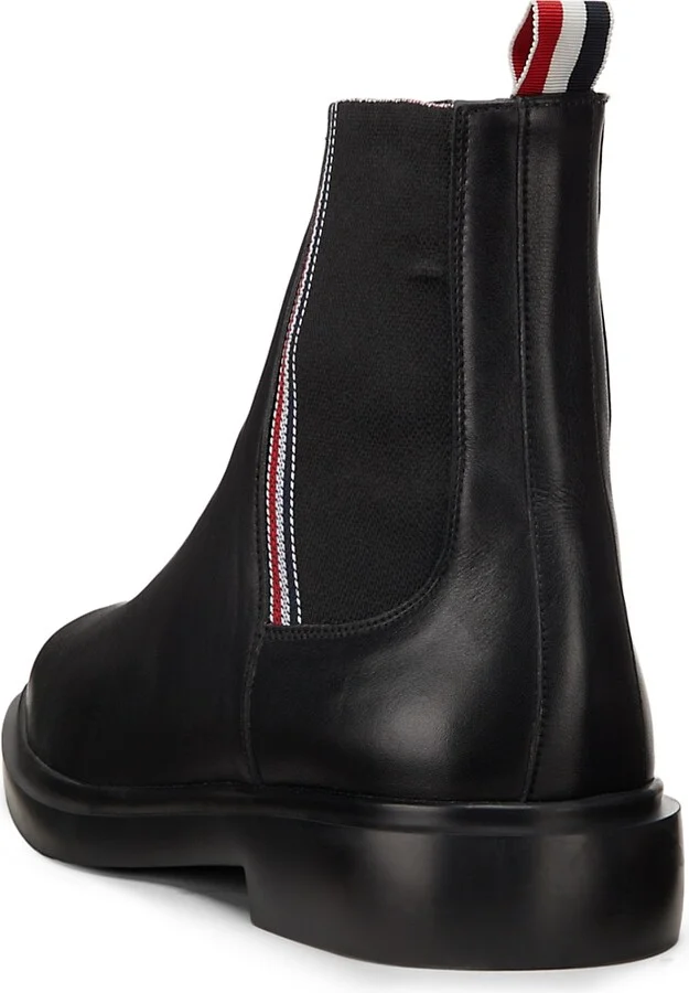 Men's Leather Chelsea Boots - Black - Size 11 - Image 3
