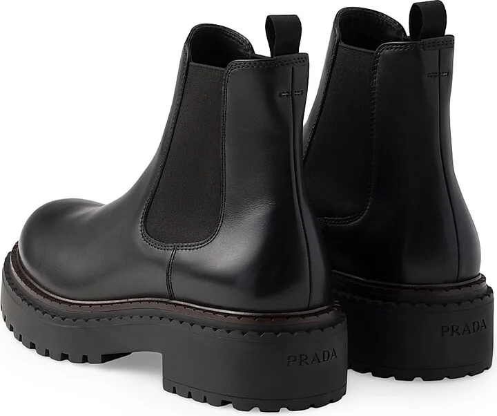 Men's Leather Chelsea Boots - Black - Size 6 - Image 3
