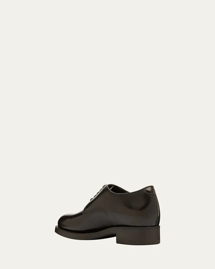 Men's Leather Derby Shoes - Image 4