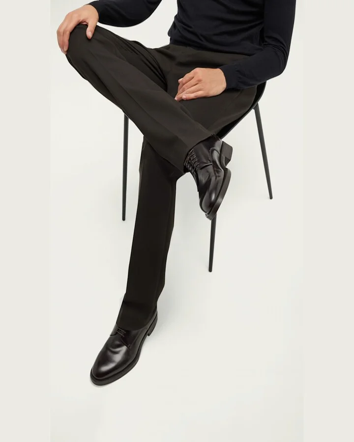 Men's Leather Derby Shoes - Image 5