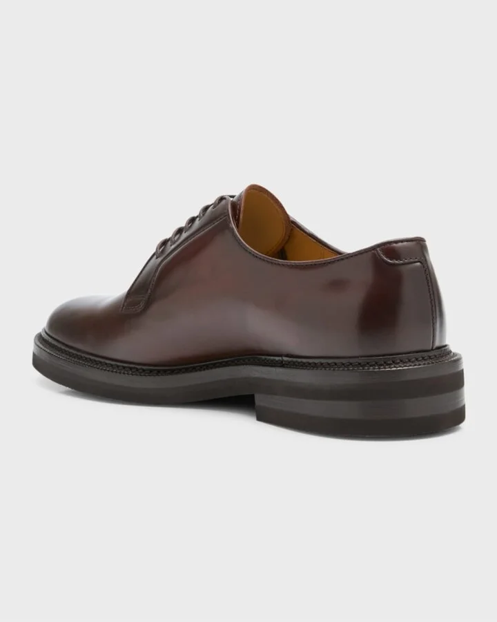 Men's Leather Derby Shoes - Image 2