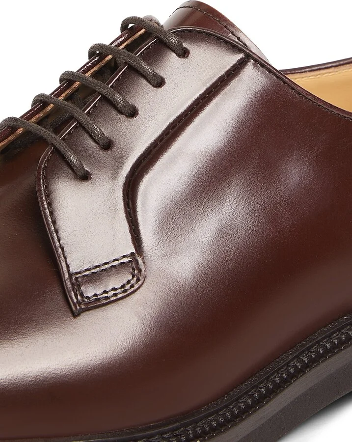 Men's Leather Derbys - Brown - Size 8 - Image 5