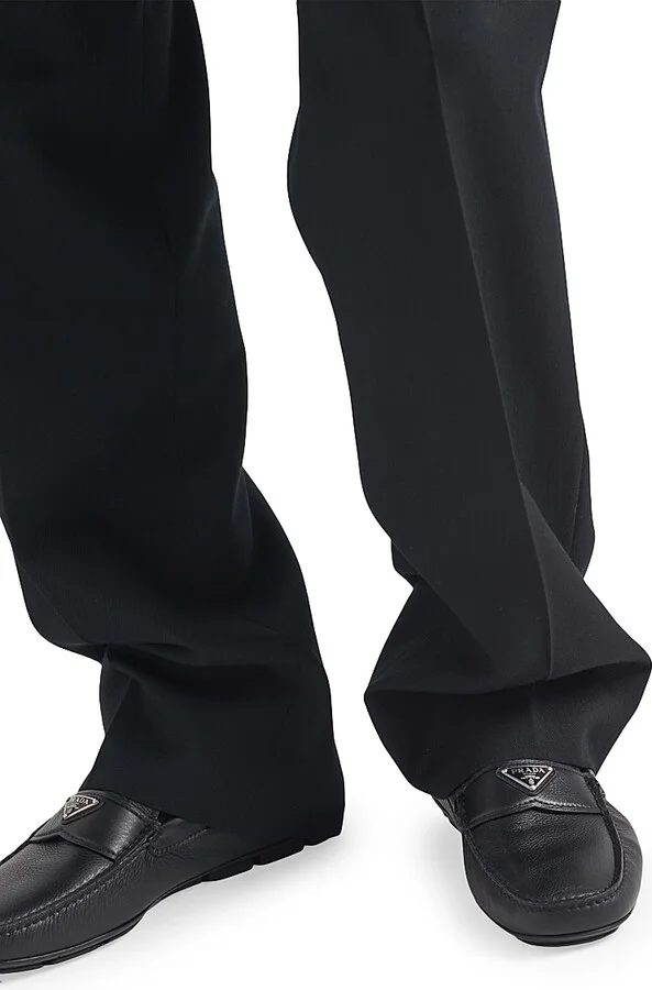 Men's Leather Driving Shoes - Black - Size 5 - Image 2