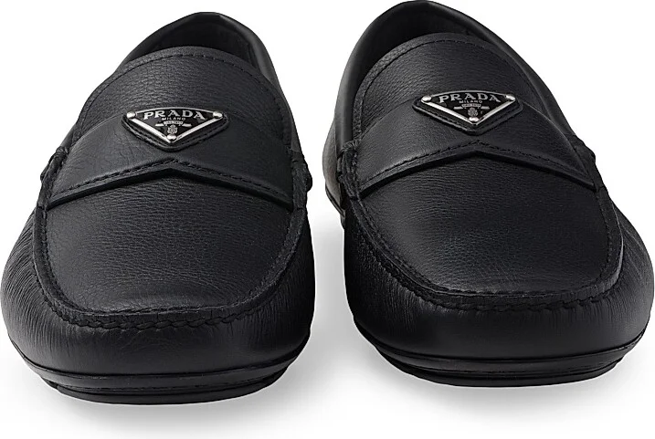 Men's Leather Driving Shoes - Black - Size 5 - Image 5