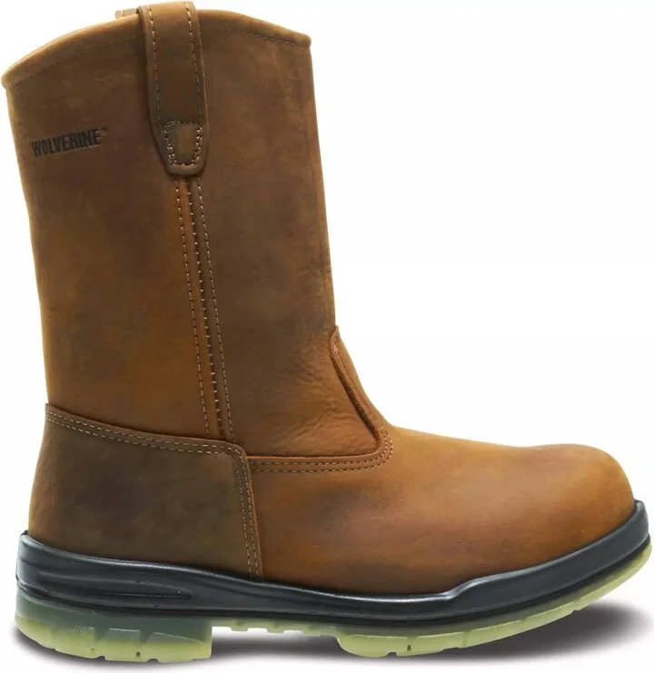 Men's Leather Durashocks St Work Boots - Medium In Malt