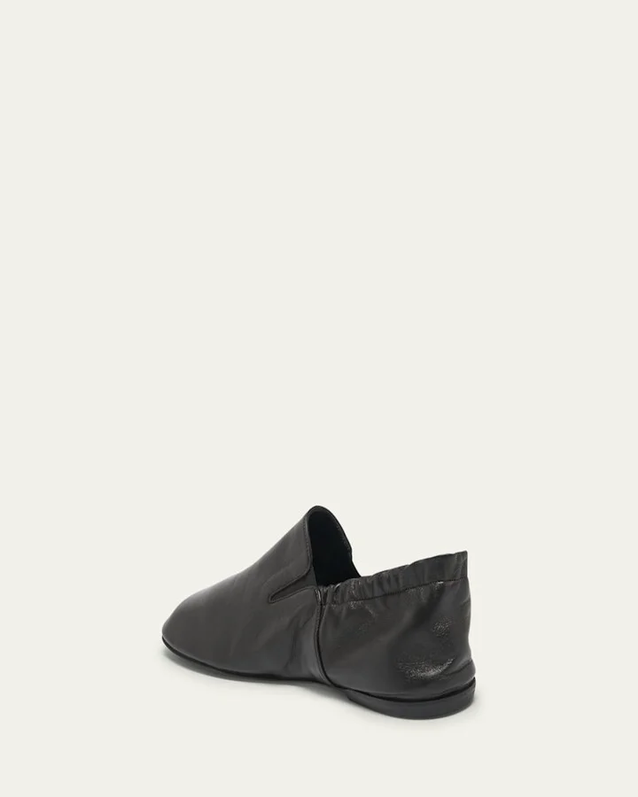 Men's Leather Fold-Down Heel Loafers - Image 4