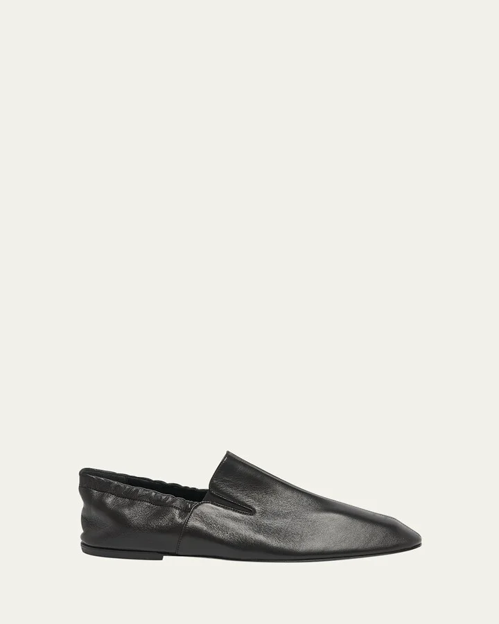 Men's Leather Fold-Down Heel Loafers