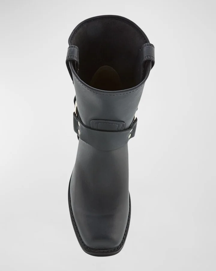 Men's Leather Harness Boots - Image 5