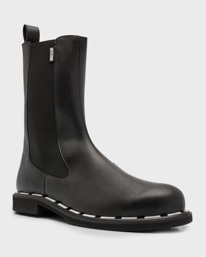 Men's Leather Label Pull-On Boots - Image 2