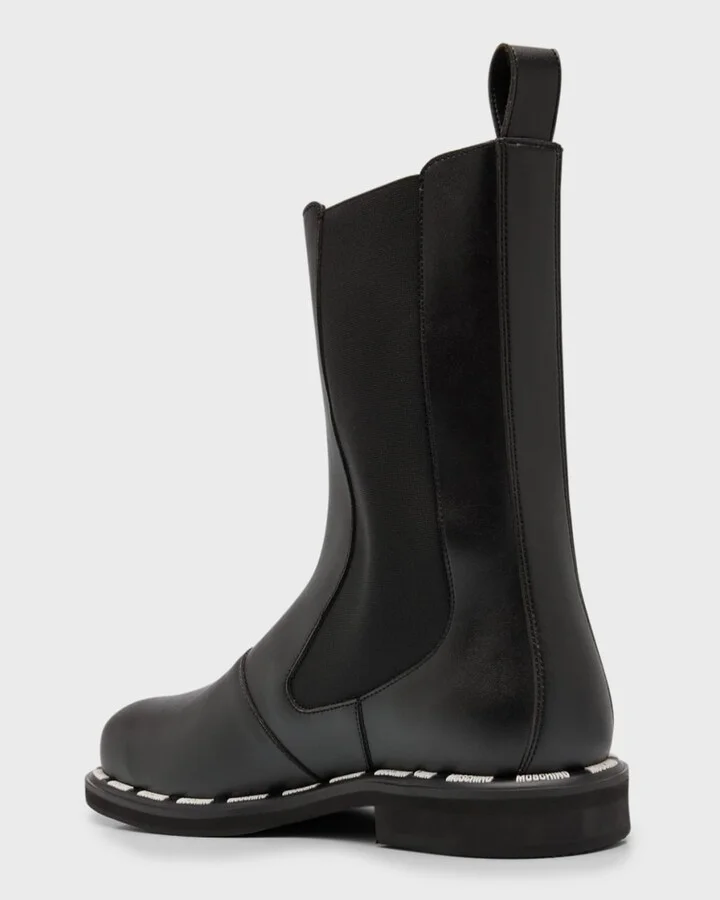Men's Leather Label Pull-On Boots - Image 5