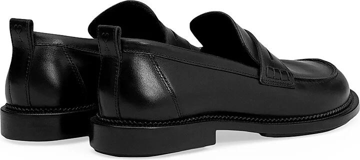 Men's Leather Loafers - Black - Size 7 - Image 3