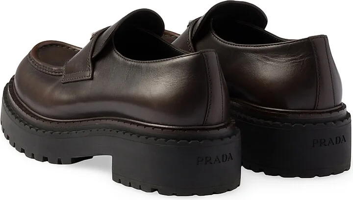 Men's Leather Loafers - Brown - Size 5 - Image 3