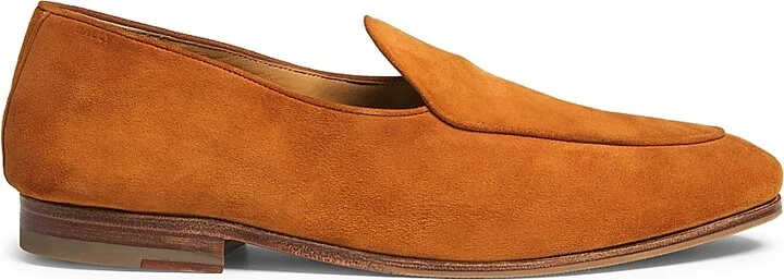 Men's Leather Loafers - Desert - Size 12