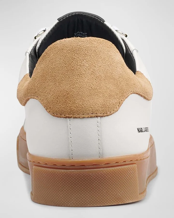Men's Leather Low-Top Sneakers - Image 3