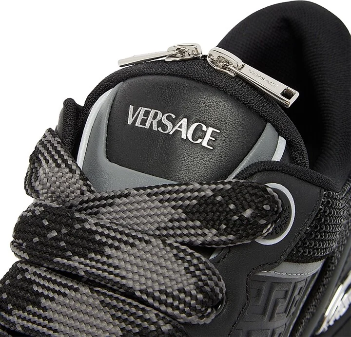 Men's Leather Low-Top Sneakers - Black Palladium - Size 7 - Image 7