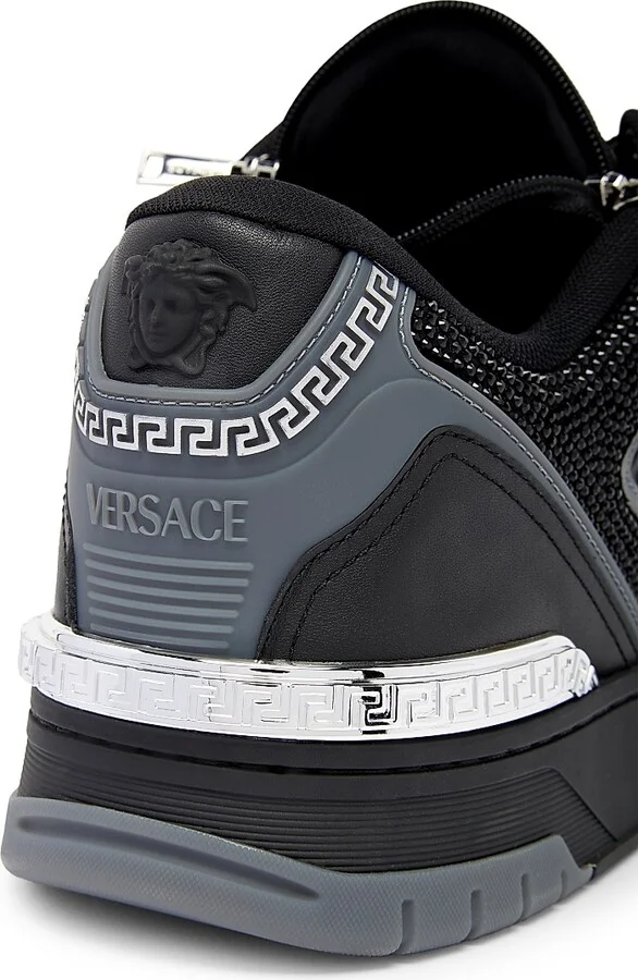 Men's Leather Low-Top Sneakers - Black Palladium - Size 7 - Image 9